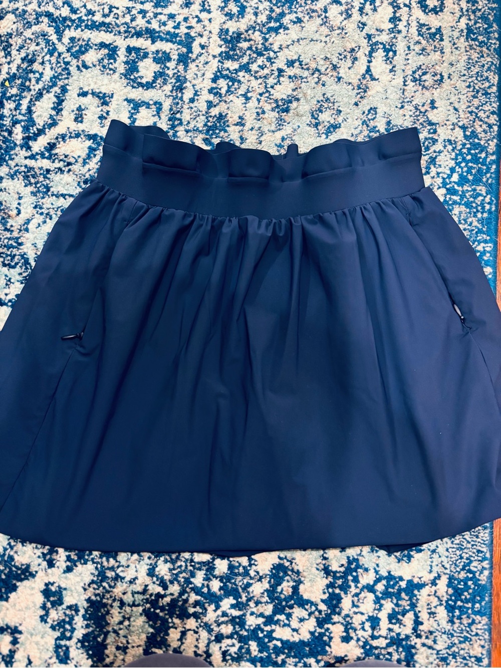 Greyson Navy A-Line Mini Skort